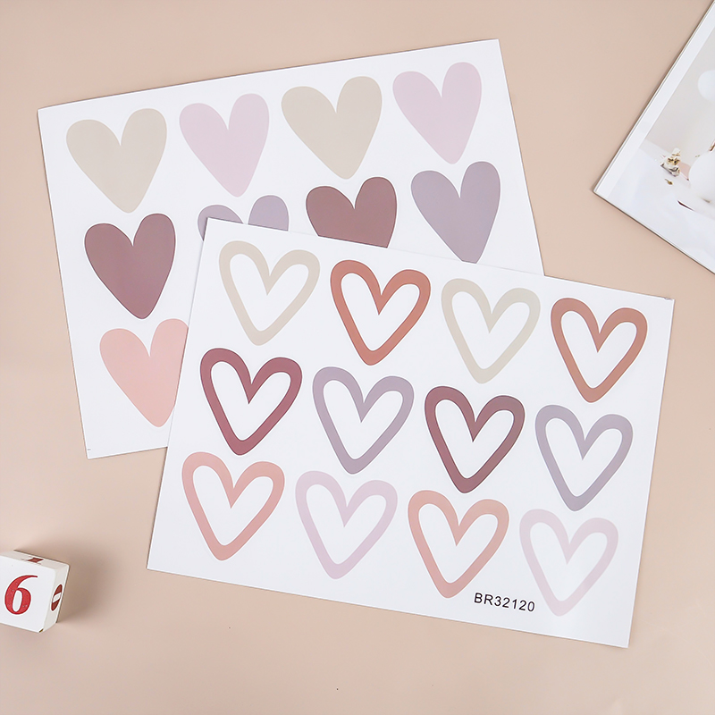 Pegatina de pared de corazones - Baby Nursery Mural Wallpaper reseña y precio