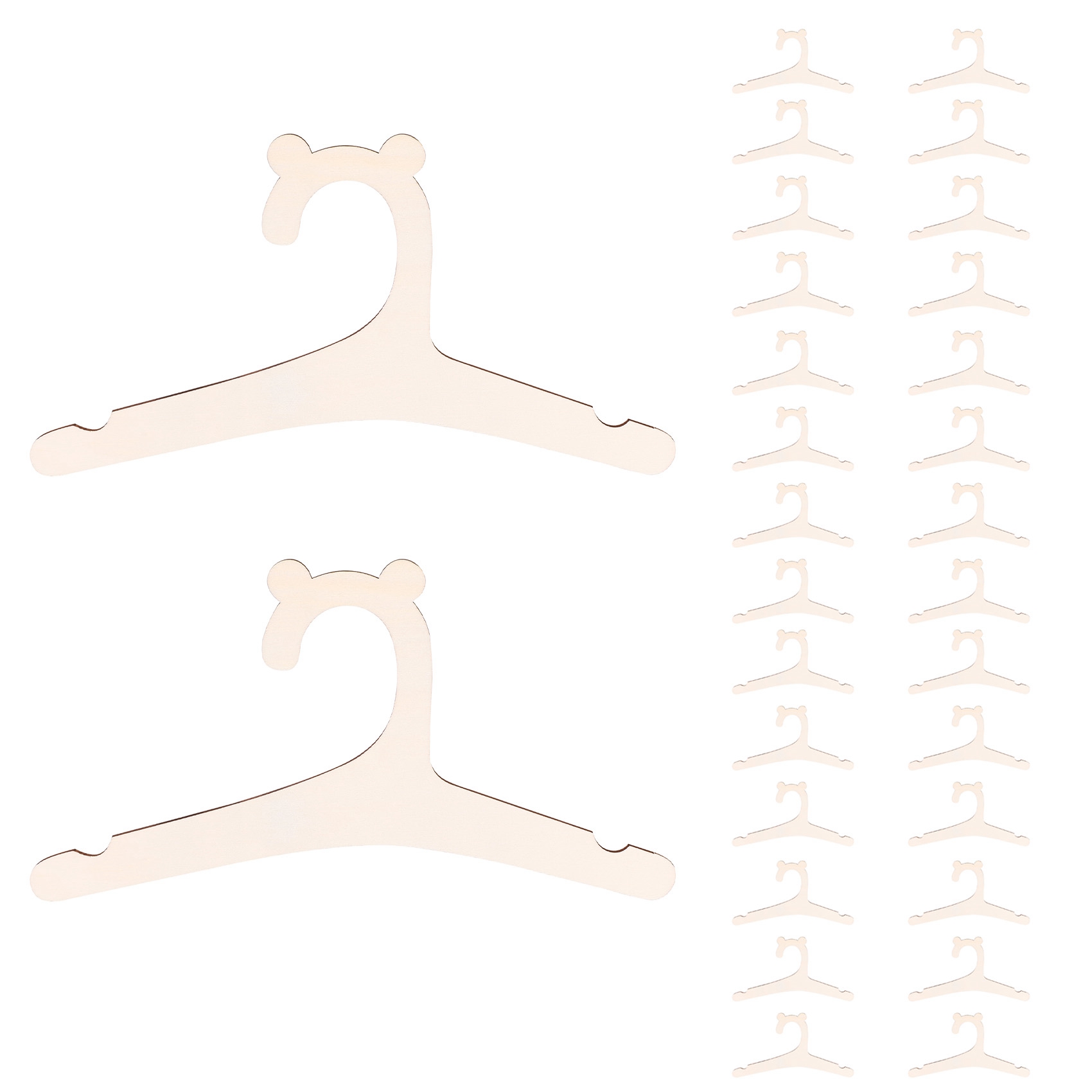 Y42A-30 Uds. Perchas de madera - Baby Nursery Hangers reseña y precio