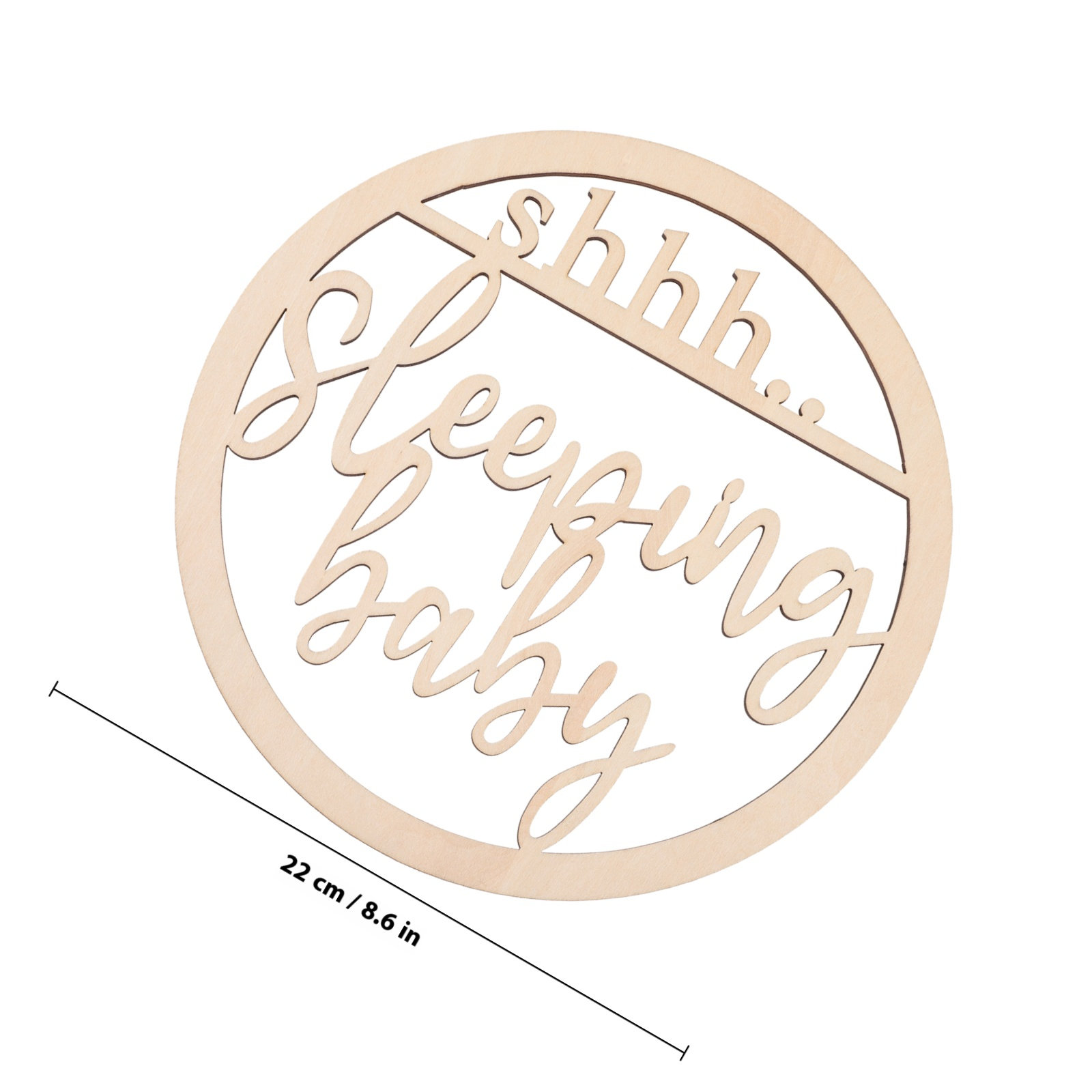 Letrero de madera hueca para c - Baby Nursery Hangers reseña y precio