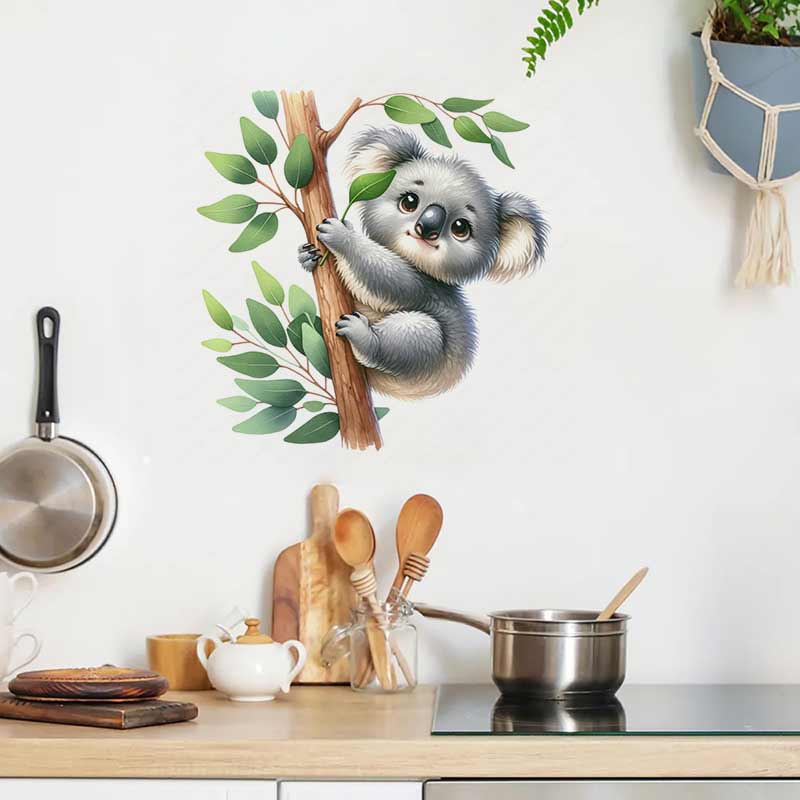 Adhesivo de pared de Koala par - Baby Nursery Mural Wallpaper reseña y precio