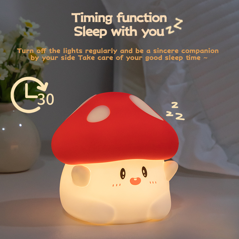 Luz nocturna con forma de seta - Baby Nursery Table reseña y precio