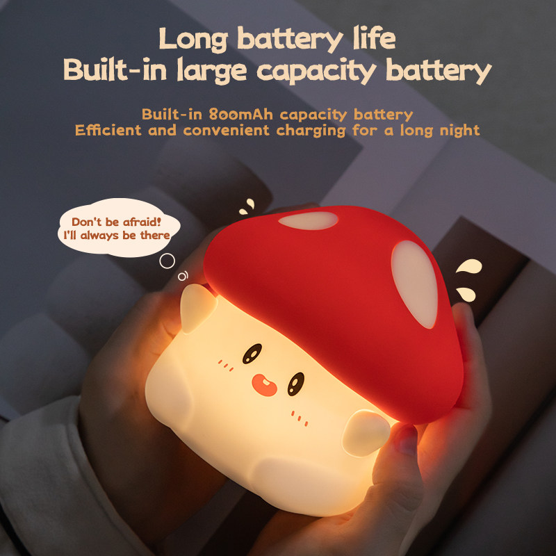Luz nocturna con forma de seta - Baby Nursery Table reseña y precio