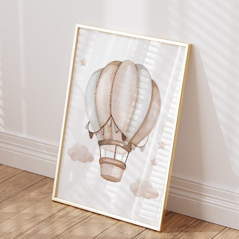 Lindo elefante globo caliente  - Baby Nursery Animal Pictures reseña y precio