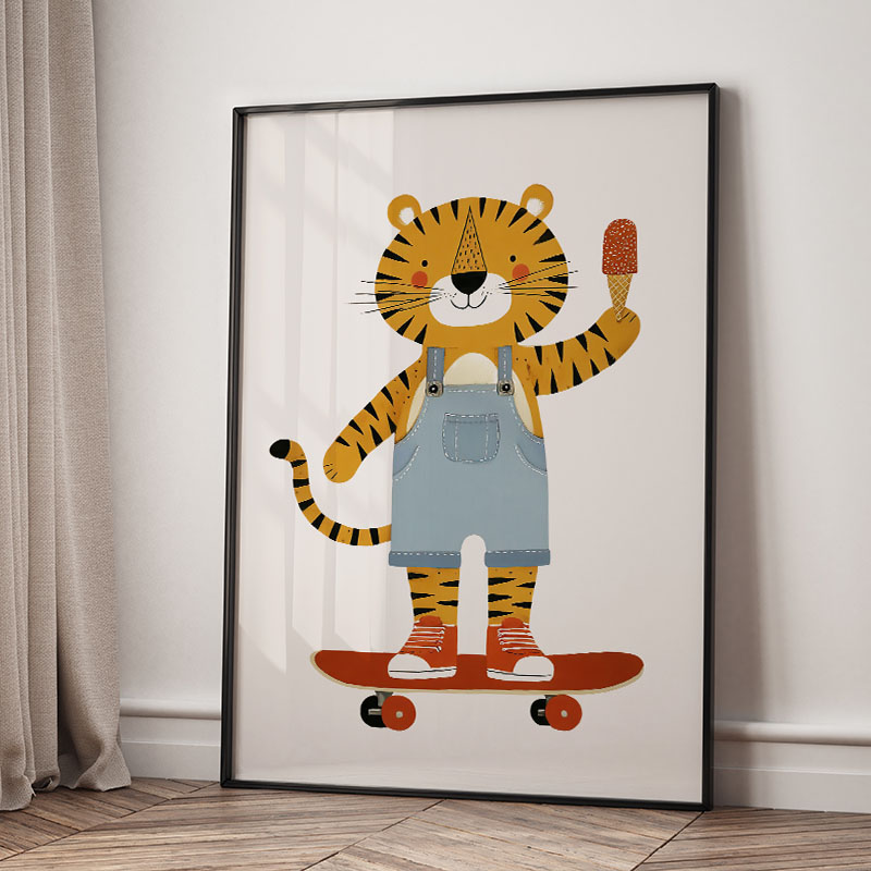 Divertidos Cuadros de Dibujos  - Baby Nursery Animal Pictures reseña y precio
