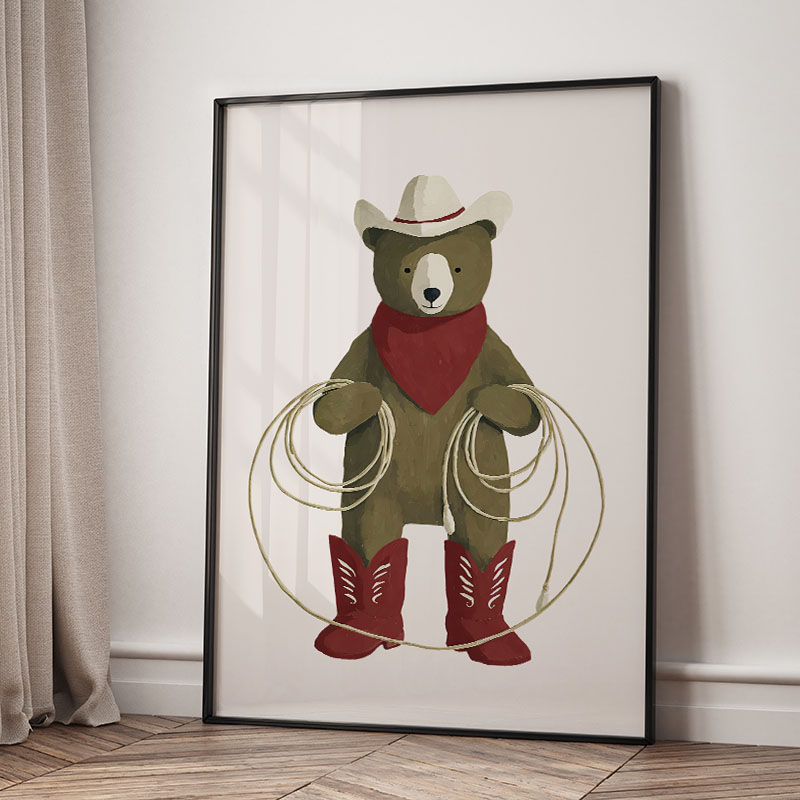 Divertidos Cuadros de Dibujos  - Baby Nursery Animal Pictures reseña y precio