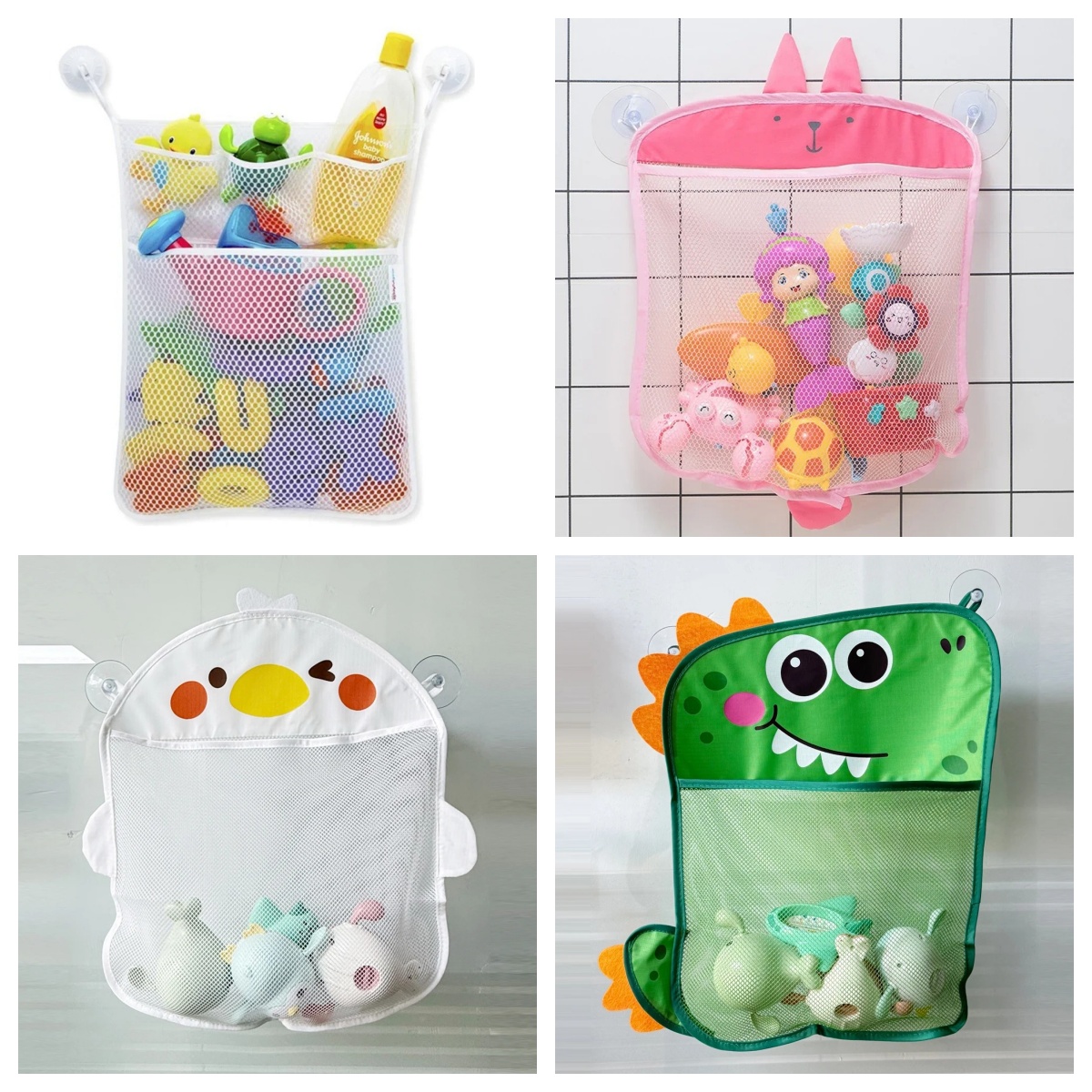Bolsa de malla para baño de be - Storage Basket Fabric reseña y precio
