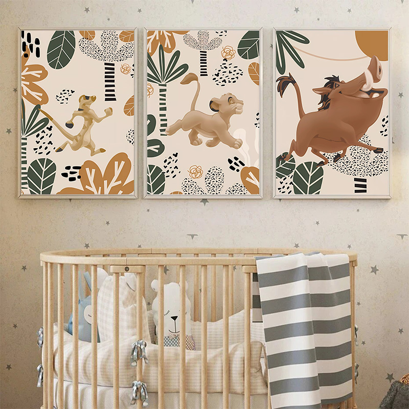 Pósteres e impresiones bohemio - Baby Nursery Animal Pictures reseña y precio