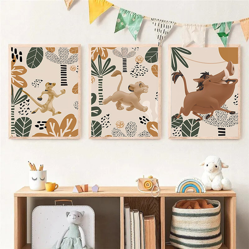 Pósteres e impresiones bohemio - Baby Nursery Animal Pictures reseña y precio