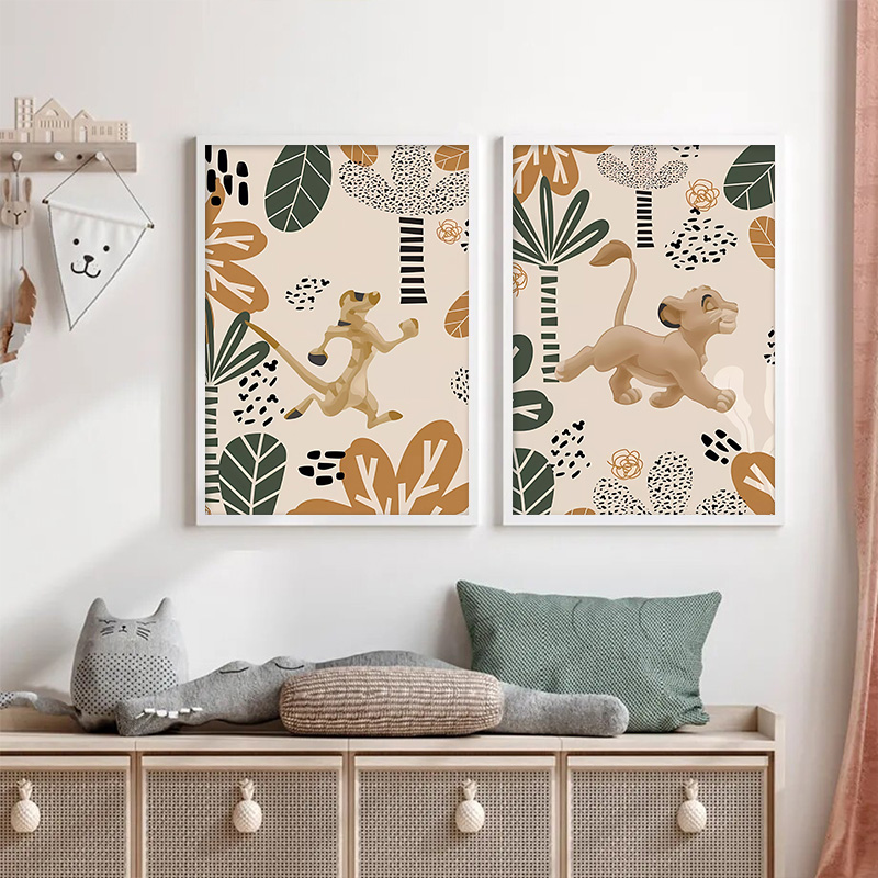 Pósteres e impresiones bohemio - Baby Nursery Animal Pictures reseña y precio
