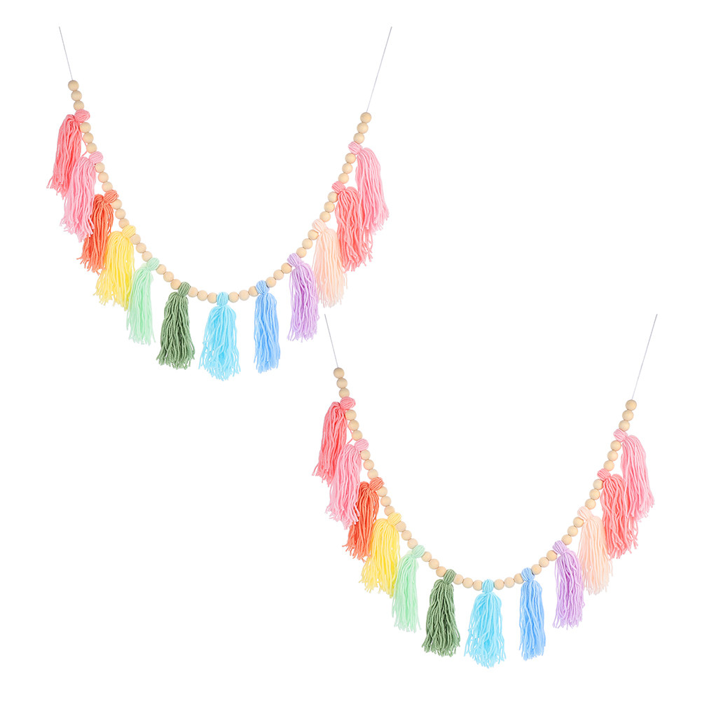 2 Piezas de Guirnalda Boho con - Baby Nursery Garland reseña y precio