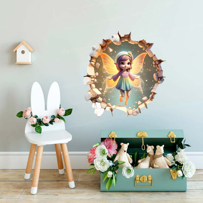 Pegatina de pared de mariposa  - Baby Nursery Mural Wallpaper reseña y precio