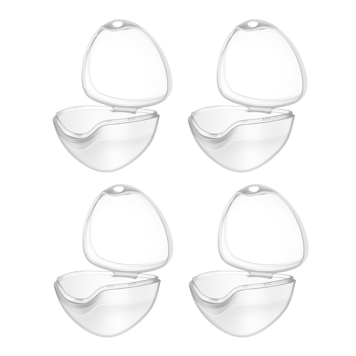 4 piezas de caja transparente  - Pacifier Sterilizer Case reseña y precio