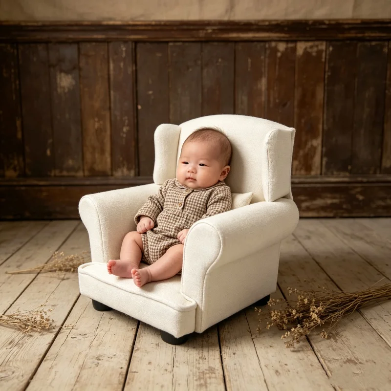 Sofá-cama para sesiones de fot - Baby Nursery Bed reseña y precio