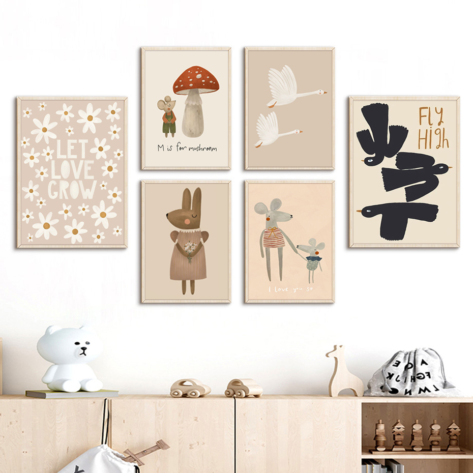 Pósteres bohemios de dibujos a - Baby Nursery Picture Frames reseña y precio