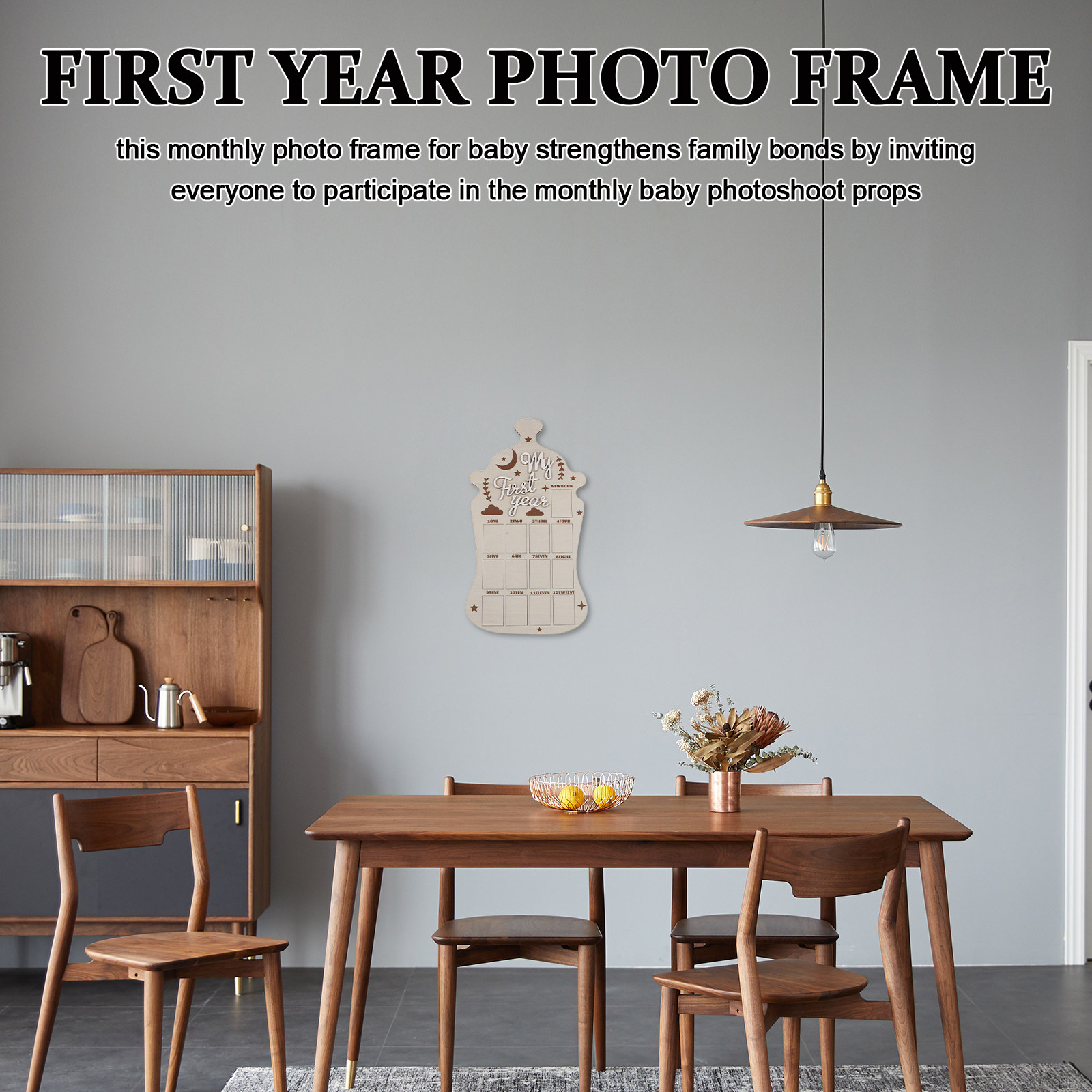 Marco de Fotos Mensual para Be - Baby Nursery Picture Frames reseña y precio