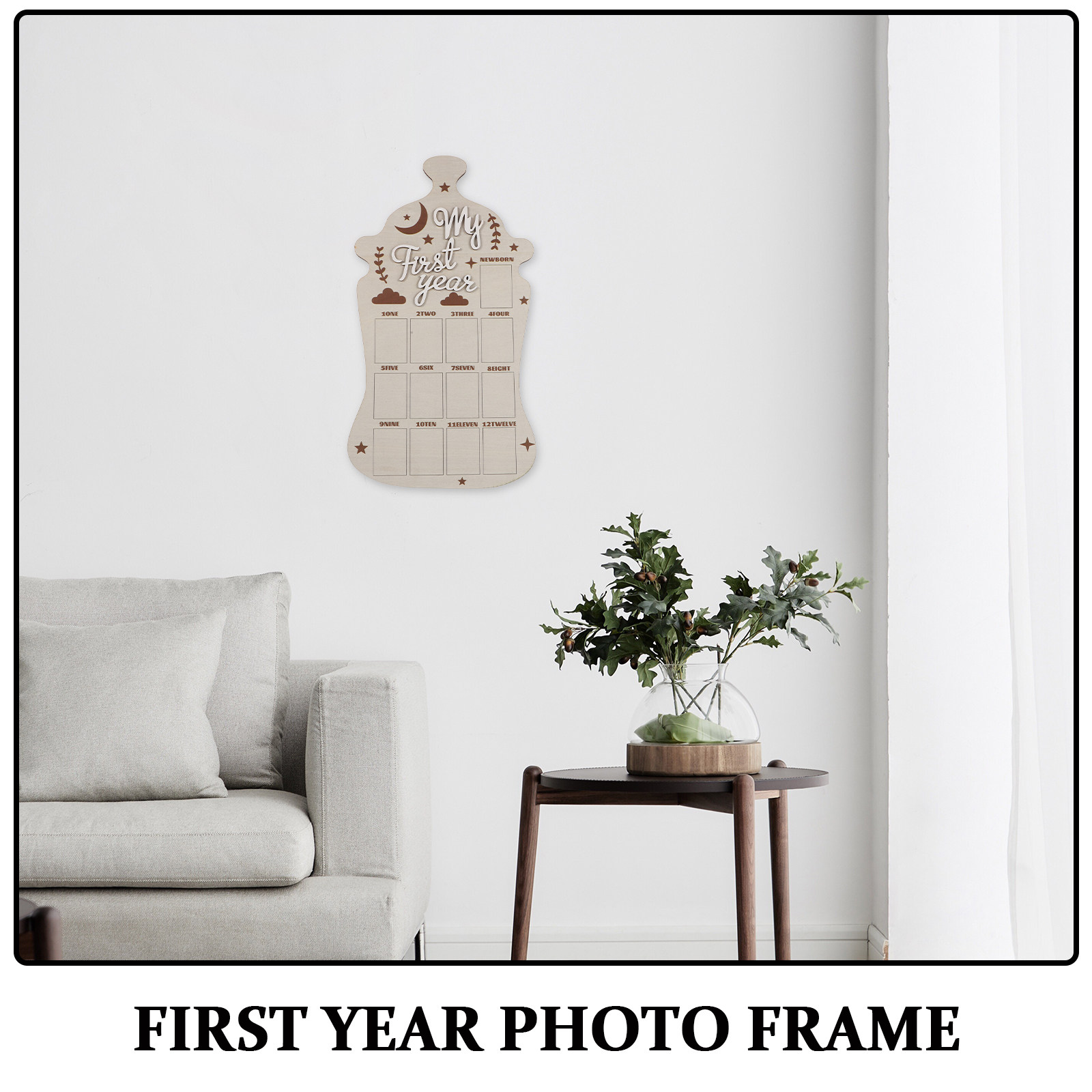 Marco de Fotos Mensual para Be - Baby Nursery Picture Frames reseña y precio