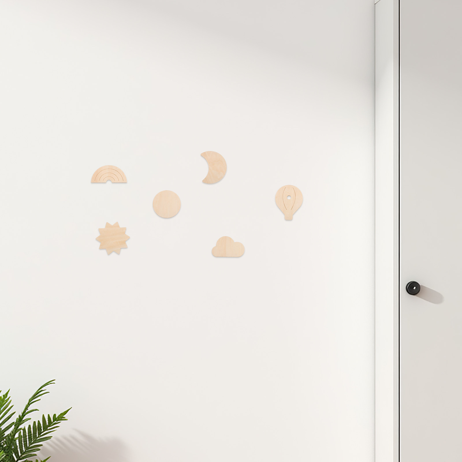 6 Piezas de Adhesivos de Pared - Baby Nursery Hot Air Balloon Theme reseña y precio