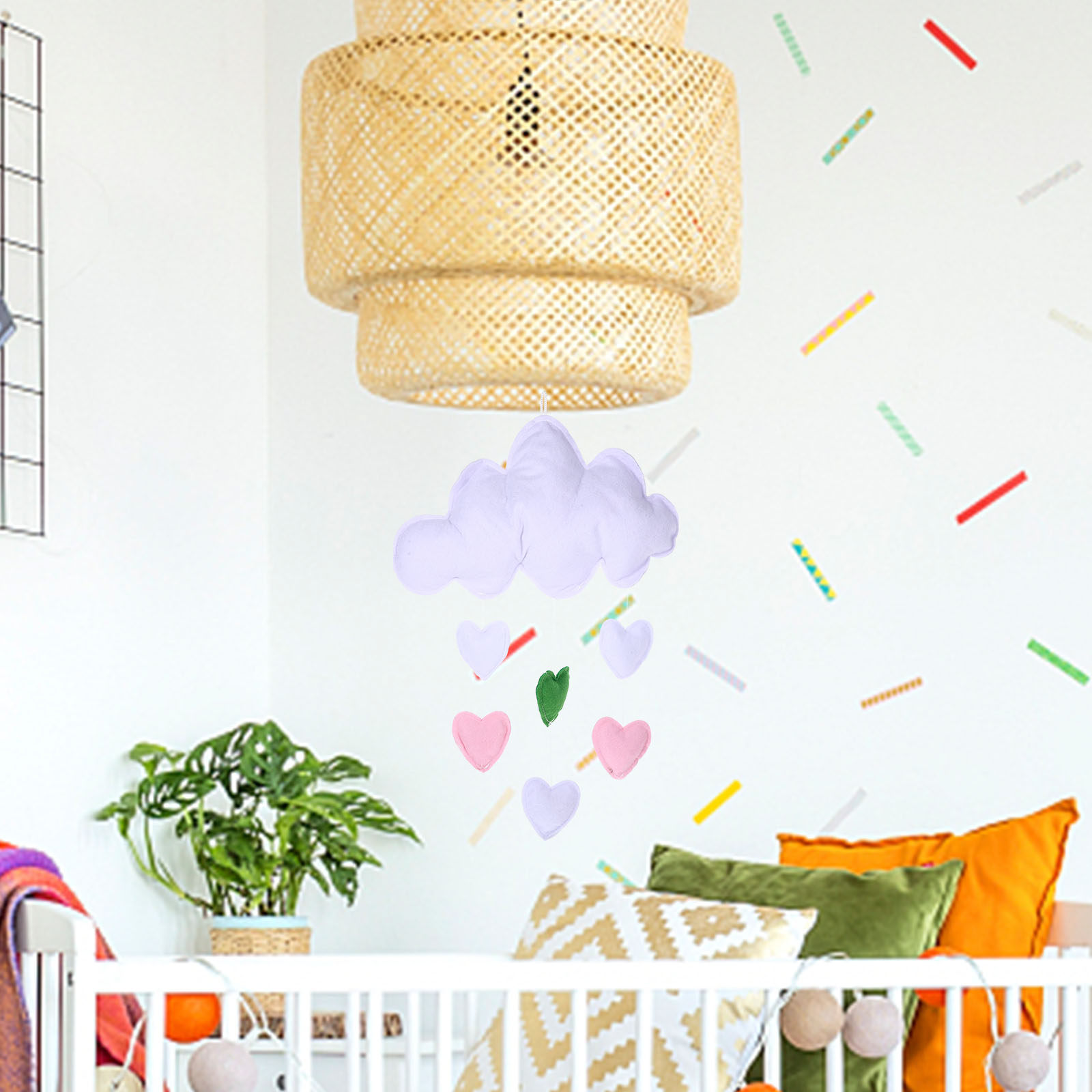 2 Piezas de Adornos Colgantes  - Baby Nursery Garland reseña y precio