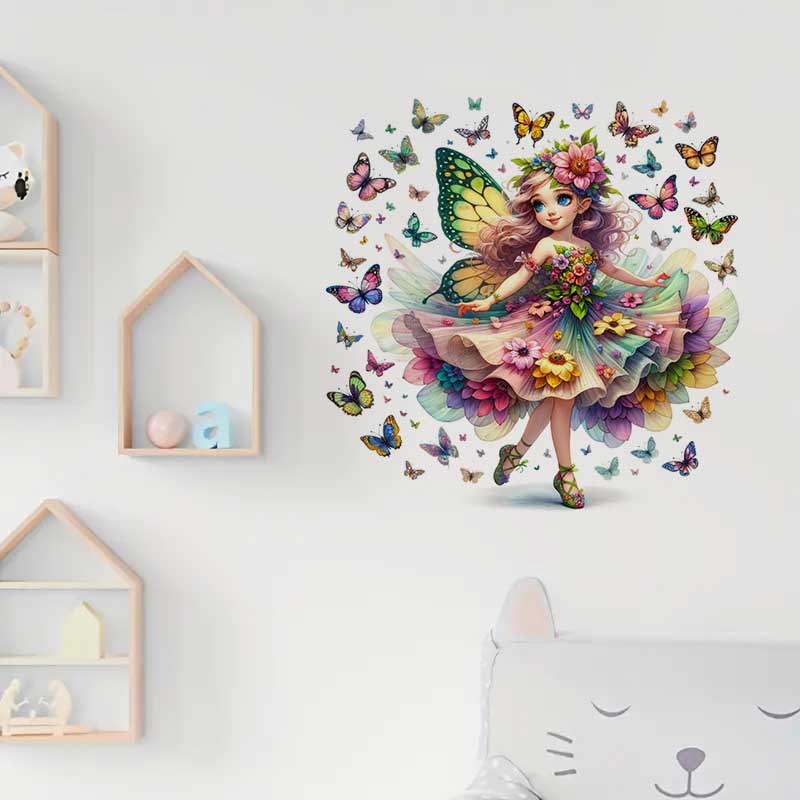 Pegatina de pared de hadas, de - Baby Nursery Mural Wallpaper reseña y precio