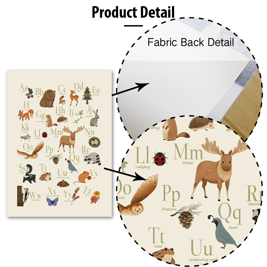 1 pieza de arte de pared sin m - Baby Nursery Animal Pictures reseña y precio