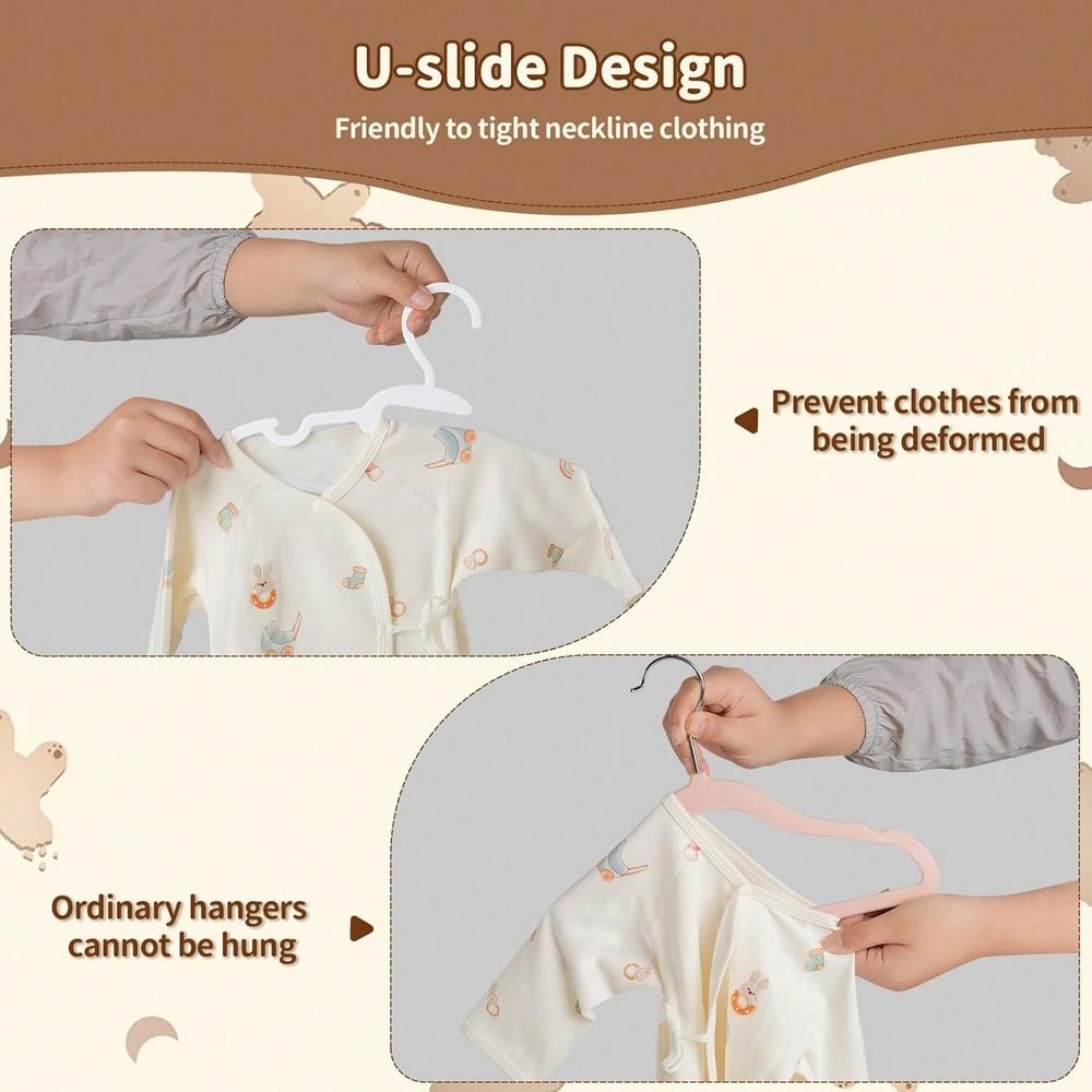 Paquete de 70 100 perchas para - Baby Nursery Hangers reseña y precio
