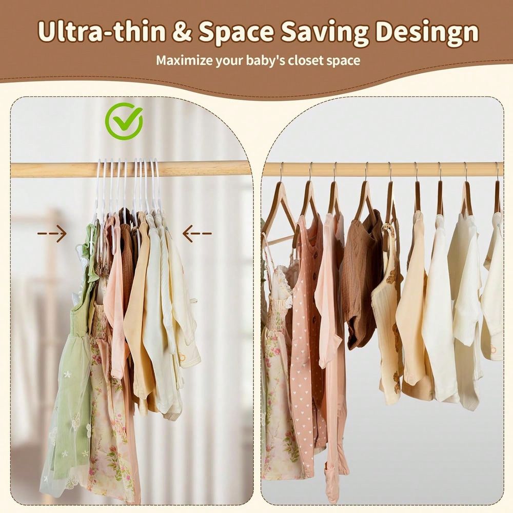 Paquete de 70 100 perchas para - Baby Nursery Hangers reseña y precio