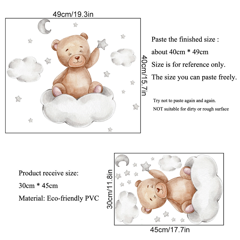 Pegatinas de pared con diseño  - Baby Nursery Mural Wallpaper reseña y precio