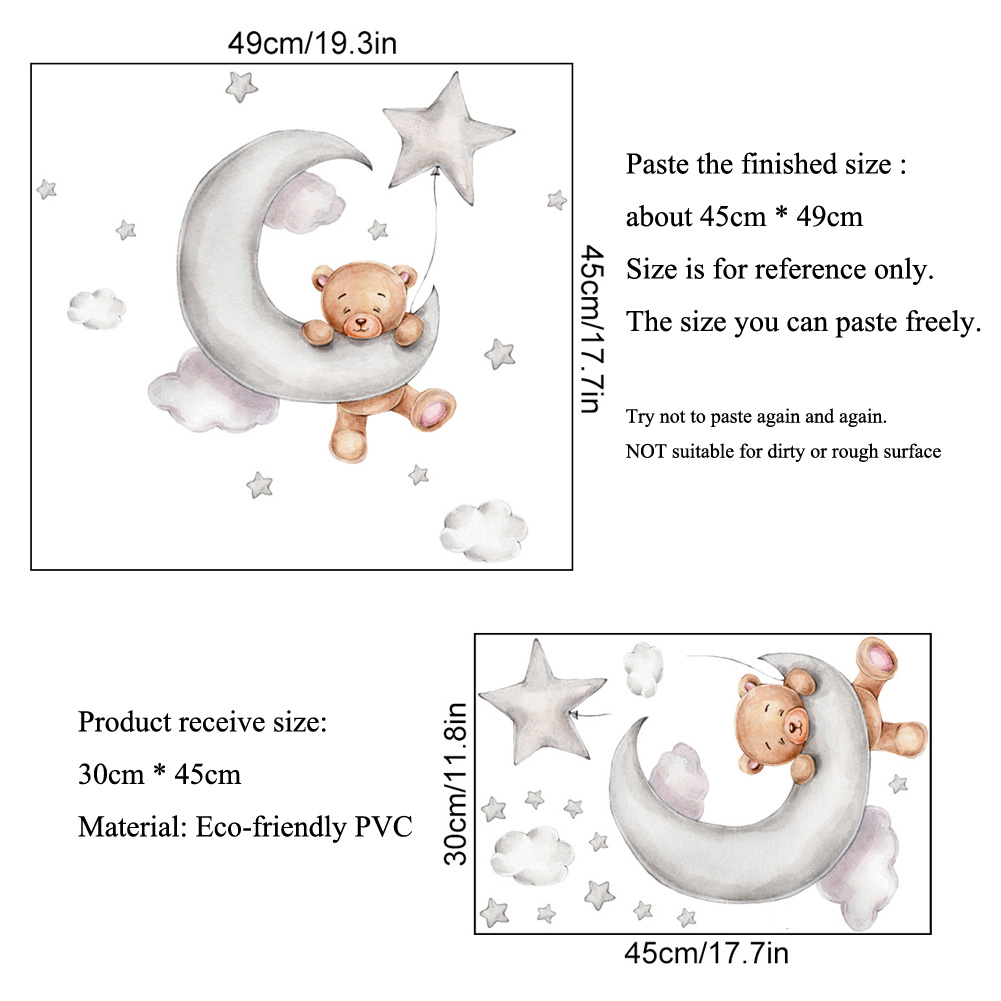 Pegatinas de pared con diseño  - Baby Nursery Mural Wallpaper reseña y precio