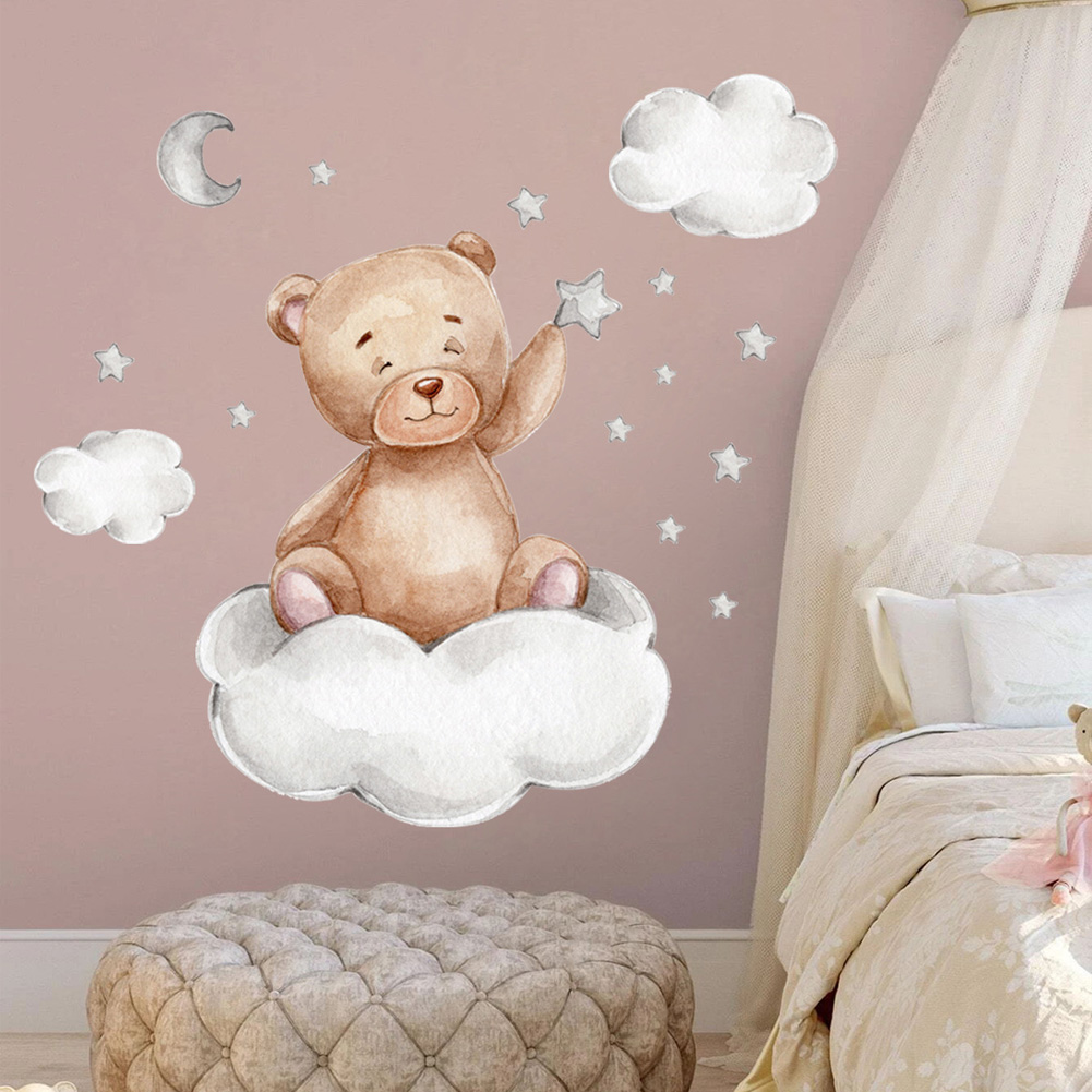 Pegatinas de pared con diseño  - Baby Nursery Mural Wallpaper reseña y precio