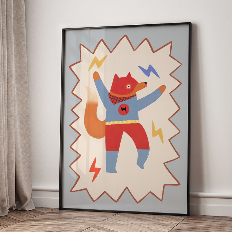 Divertidos dibujos animados, a - Baby Nursery Animal Pictures reseña y precio