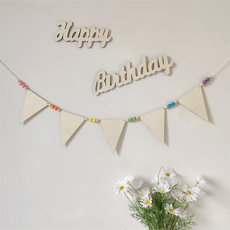 Guirnalda de madera para habit - Baby Nursery Garland reseña y precio